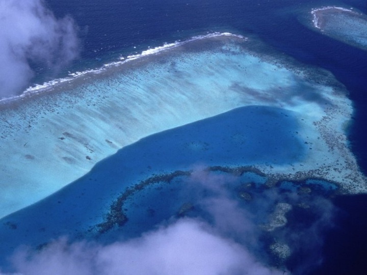 view on the reef